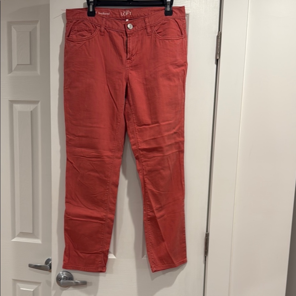 LOFT Women's Salmon colored Jeans